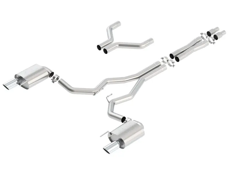 Borla Atak Cat-Back 15-17 Ford Mustang GT 5.0L V8 MT/AT 3in pipe 4in tip (BOR140630)