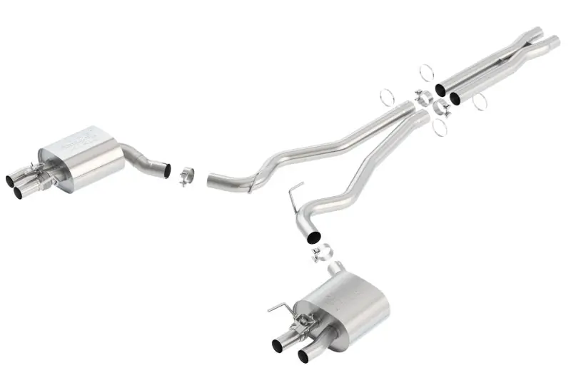 Borla 15-16 Ford Mustang Shelby GT350 5.2L ATAK Cat Back Exhaust (Uses Factory Valence) (BOR140684)
