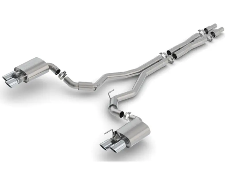 Borla 2018 Ford Mustang GT 5.0L AT/MT 3in S-Type Catback Exhaust w/ Valves (BOR140742)