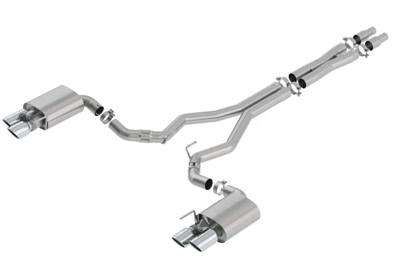Borla 2018 Ford Mustang GT 5.0L AT/MT 3in ATAK Catback Exhaust w/ Valves (BOR140743)