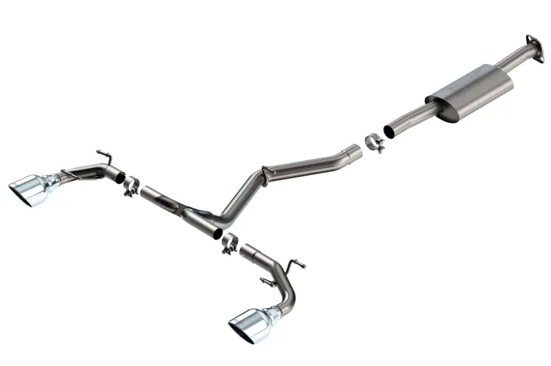 Borla 22-23 Subaru BRZ/Toyota GR86 2.4L RWD AT/MT S-Type Catback Exhaust - Polished Tips (BOR140909)