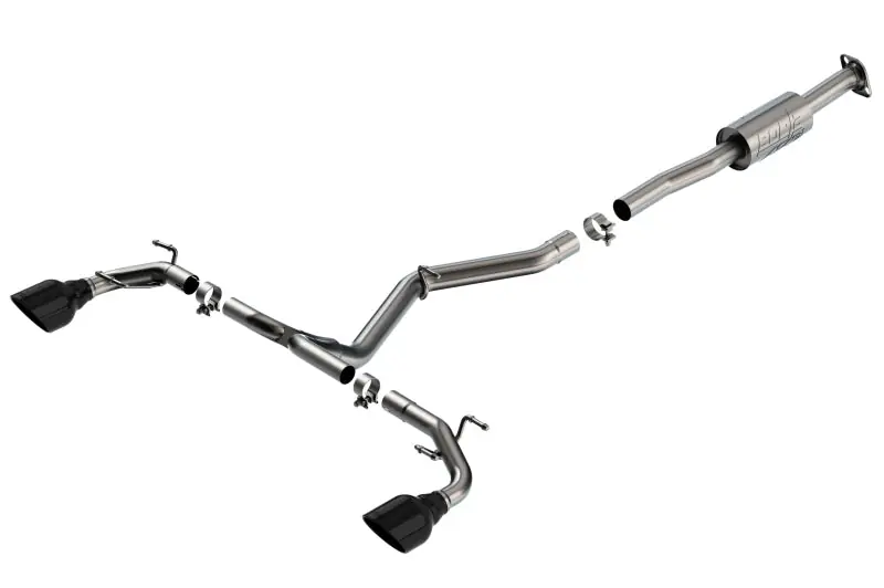 Borla 22-23 Subaru BRZ/Toyota GR86 2.4L RWD AT/MT ATAK Catback Exhaust - Black Chrome Tips (BOR140910BC)