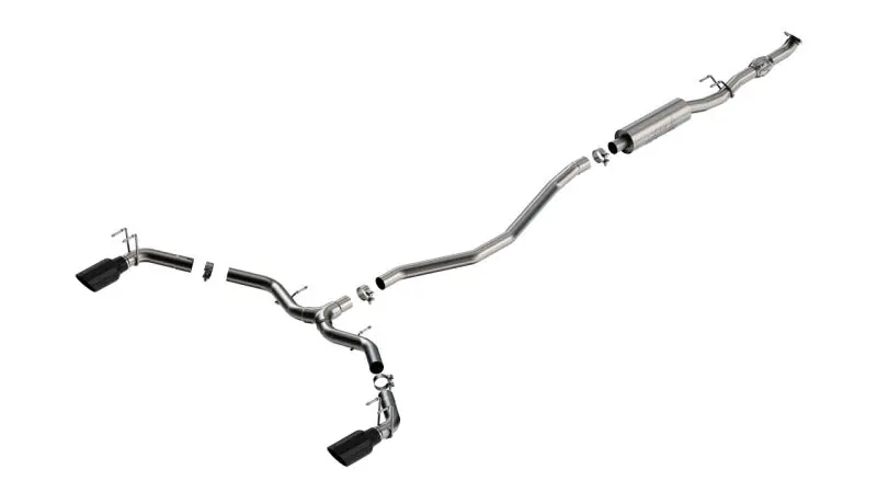 Borla 2023 Integra/22-23 Civic Si 1.5L 4 CYL. MT FWD 4DR 2.50in S-Type Catback Exhaust Black Chrome (BOR140922BC)