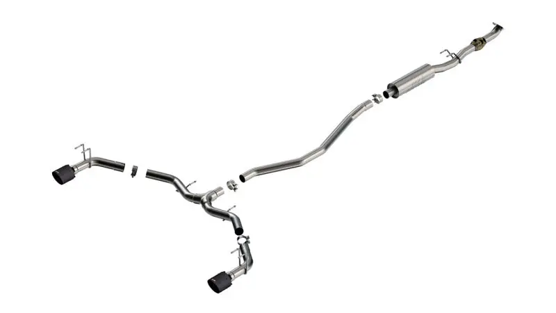 Borla 2023 Integra/22-23 Civic Si 1.5L 4 CYL. MT FWD 4DR 2.50in S-Type Catback Exhaust Carbon Fiber (BOR140922CFBA)