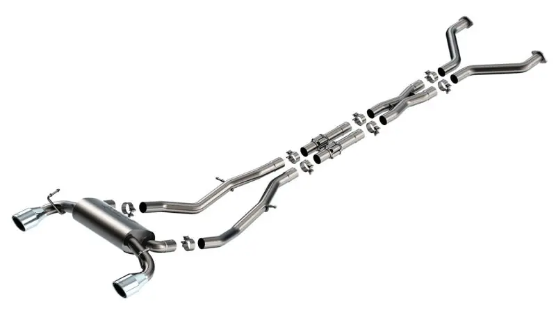 Borla 23-24 Nissan Z 2.5in S-Type Cat Back Exhaust 4.5in Tip - Stainless Steel Tips (BOR140929)