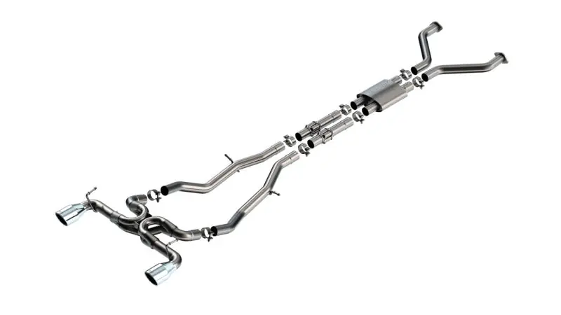 Borla 23-24 Nissan Z 2.5in ATAK Cat Back Exhaust 4.5in Tip - Stainless Steel (BOR140930)
