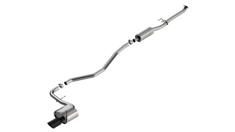 Borla 22-24 Honda Civic Sport 2.25in S-Type Cat Back 4in Tip - Black Chrome (BOR140941BC)