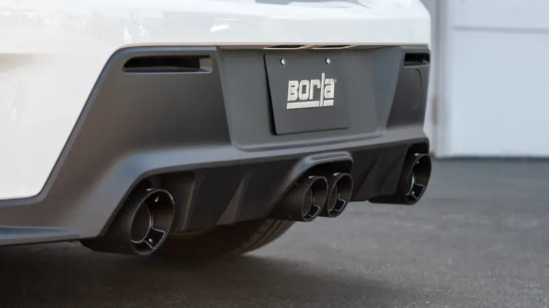 Borla 23-24 Toyota GR Corolla ATAK Cat Back System - Carbon Fiber & Black Anodized (BOR140942CFBA)