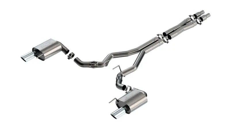 Borla 2024 Ford Mustang GT 5.0L V8 w/o Active Exhaust ATAK Cat-Back Exhaust System (BOR140961)