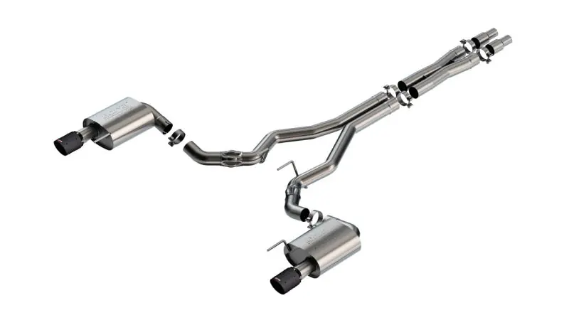 Borla 2024 Ford Mustang GT 5.0L V8 w/o Active Exhaust ATAK Cat-Back Exhaust System - Carbon Fiber (BOR140961CFBA)