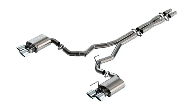 Borla 2024 Ford Mustang Dark Horse 5.0L V8 w/ Active Exhaust ATAK Cat-Back Exhaust System (BOR140965)