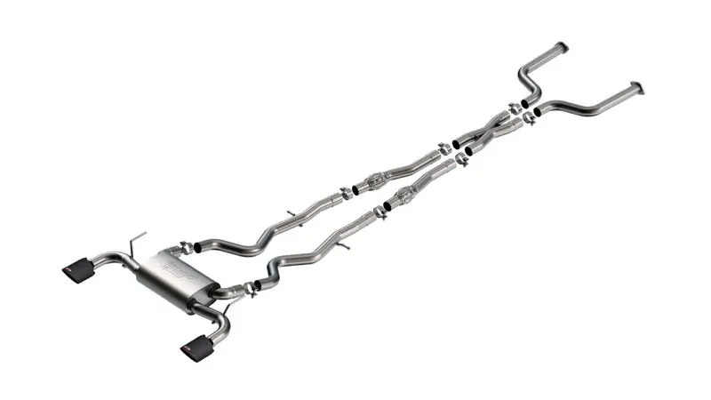 Borla 16-24 Infiniti Q50 (Auto V6) S Type Cat Back - Carbon Fiber Black Anodized Tip (BOR140977CFBA)