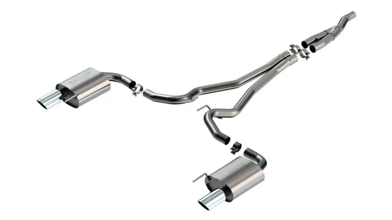 Borla 2024 Ford Mustang 2.3L Ecoboost 2.50 S-TYPE Catback Exhaust - Non-Active (BOR140979)