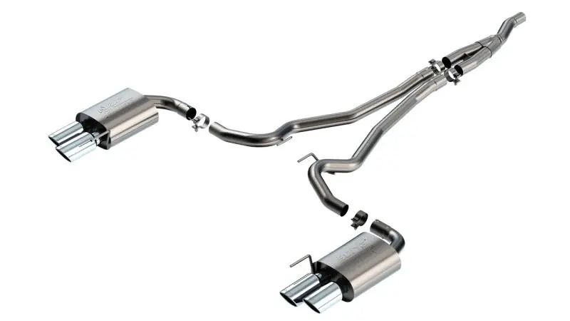 Borla 2024 Ford Mustang Ecoboost 2.3L Cat-Back Exhaust System ATAK w/ Quad Tip - Non-Active (BOR140982)