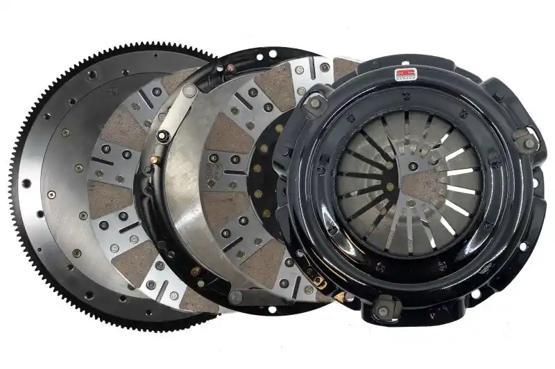 Competition Clutch Nissan Z 245mm Twin Disc Street/Track Clutch Kit w/ Aluminum Flywheel (COMP2456075-2M)