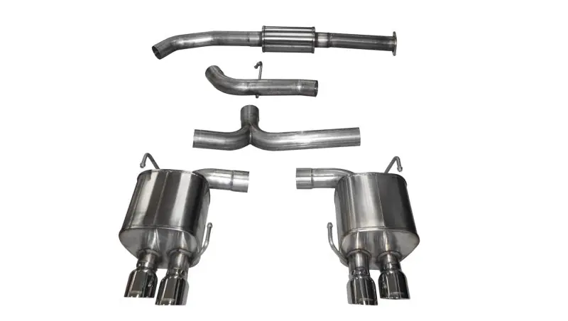 Corsa 2015-2021 Subaru WRX Cat Back Exhaust Polished Quad 3.5in Tips Sport (COR14857)