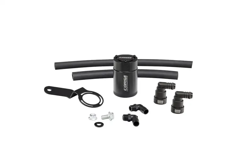 Corsa Performance 2015-2017 Ford Mustang 3 oz. Aluminum Oil Catch Can W/ Mounting Bracket (CORCC0014)