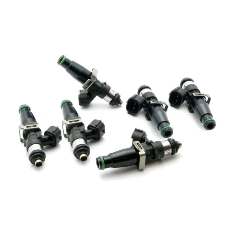 DeatschWerks Set of 6 High Impedance 2400cc Injectors for Toyota Supra TT 93-98 Top Feed Conversion (DWK16S-07-2400-6)