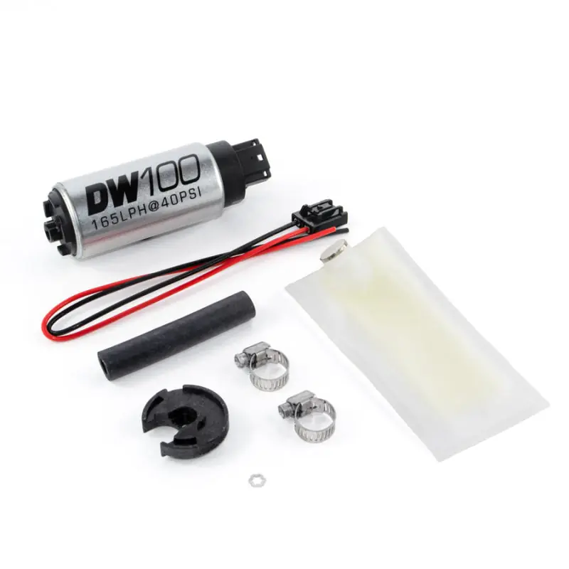 DeatschWerks 165 LPH In-Tank Fuel Pump w/ 94-05 Mazda Miata 1.6 / 1.8L Install Kit (DWK9-101-0848)