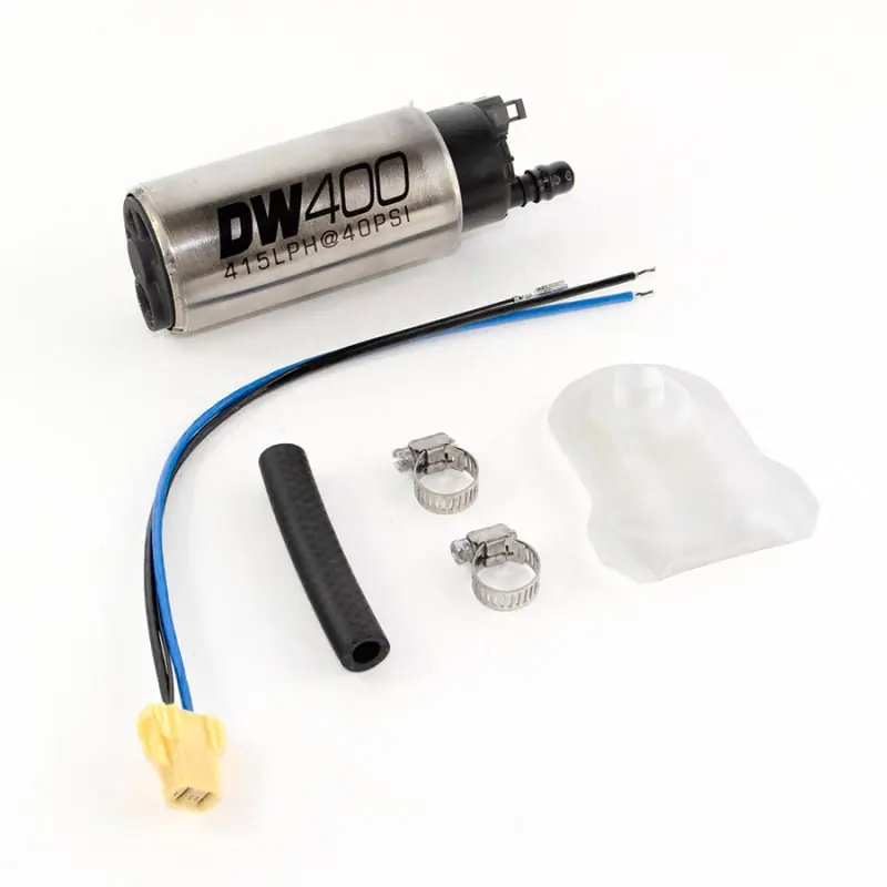 DeatschWerks 415LPH DW400 In-Tank Fuel Pump w/ 9-1041 Install Kit 98-11 Nissan Patrol (DWK9-401-1041)