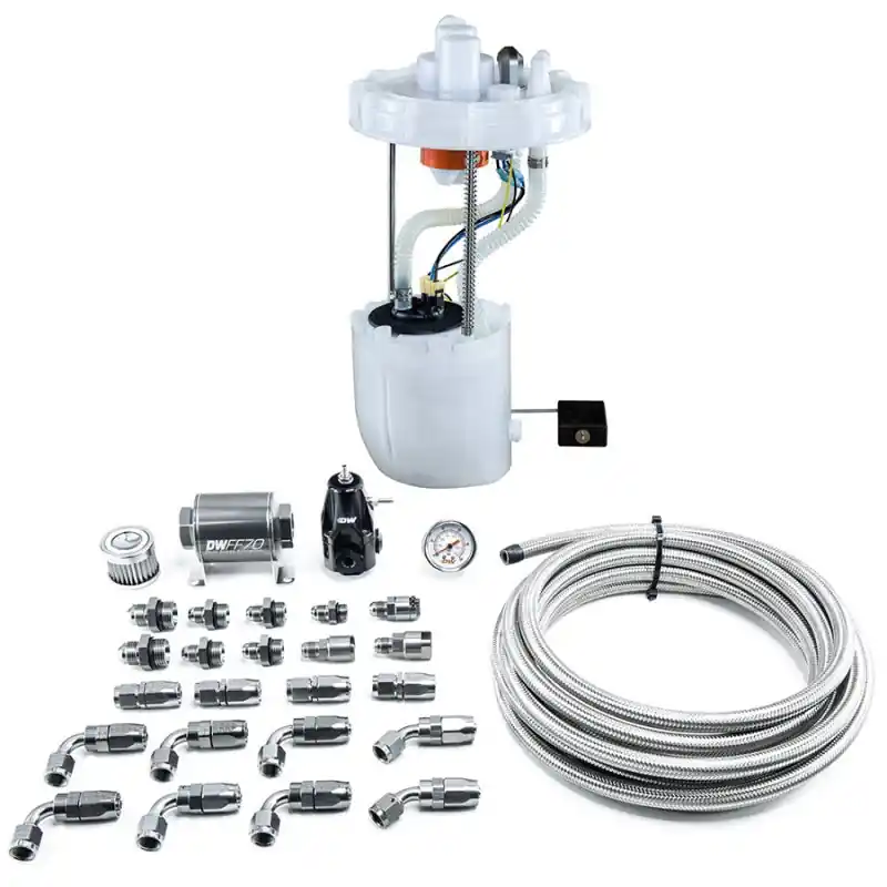 DeatschWerks 12-15 Honda Civic Si/13-15 Acura ILX DW400 Pump Module & Return Kit w/CPE Fuel Lines (DWK9-401-607-7042)
