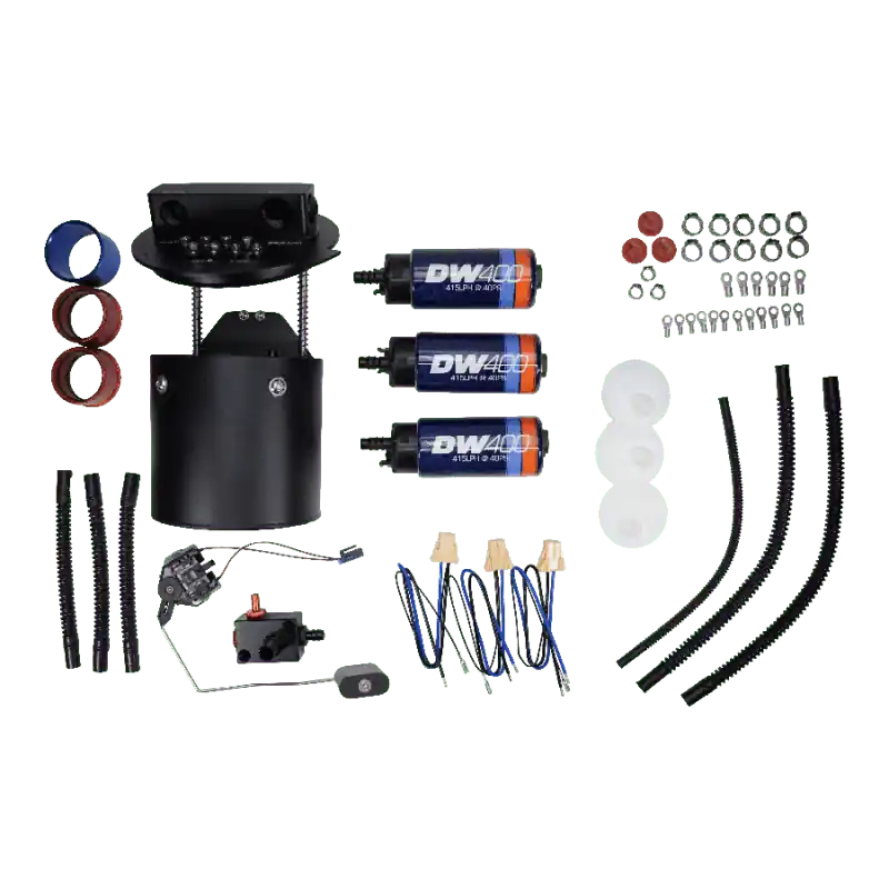 DeatschWerks X3 Series Fuel Pump Module w/ Triple DW400 Fuel Pumps for 2011-2024 Ford Mustang (DWK9-401-7032)
