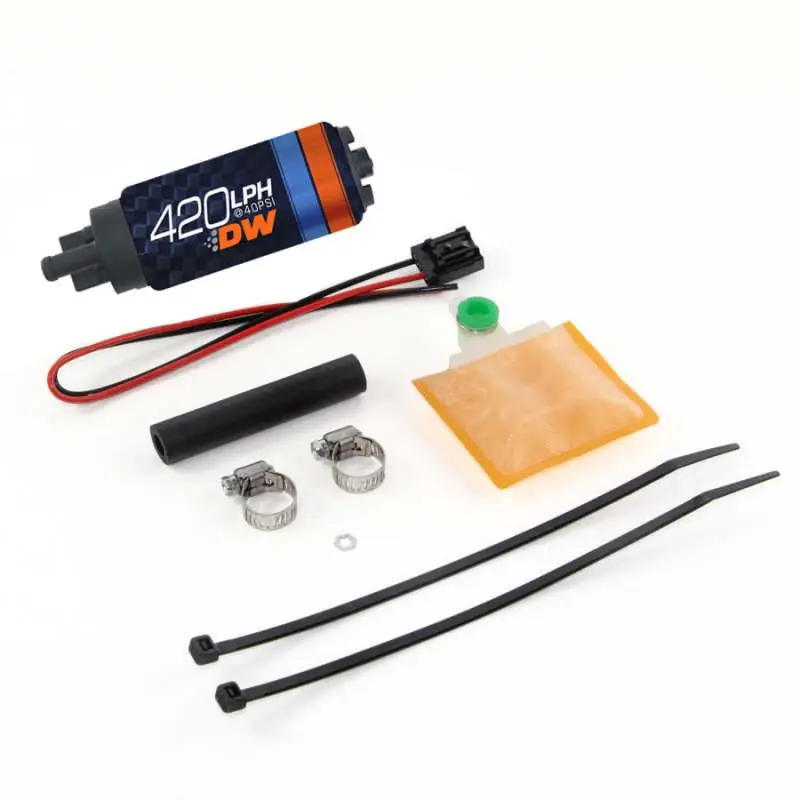 Deatschwerks DW420 Series 420lph In-Tank Fuel Pump w/ Install Kit For Eclipse (All FWD) 90-94 (DWK9-421-0883)