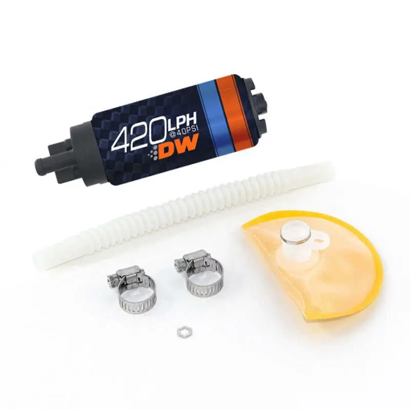 Deatschwerks DW420 Series 420lph In-Tank Fuel Pump w/ Install Kit For Mazda RX-8 04-08 (DWK9-421-1019)