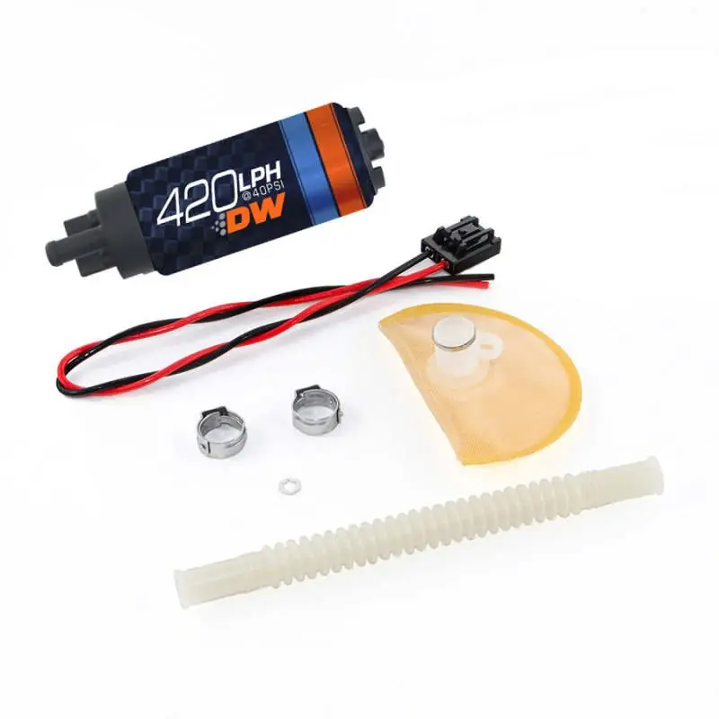 Deatschwerks DW420 Series 420lph In-Tank Fuel Pump w/ Install Kit For Nissan 370Z 2009-2015 (DWK9-421-1020)