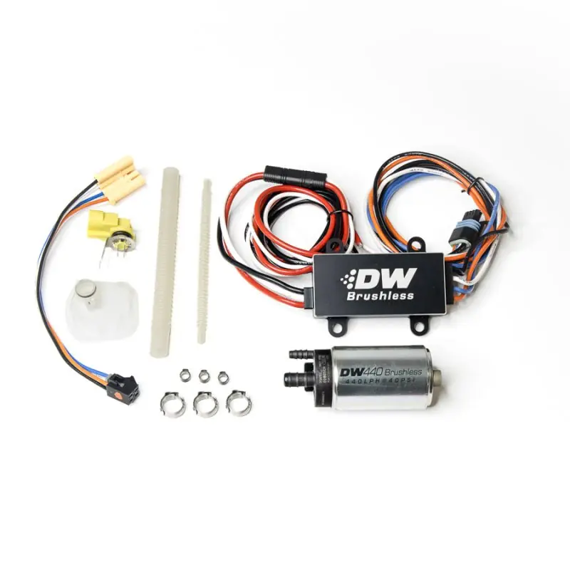 DeatschWerks DW440 440lph Brushless Fuel Pump Single/Dual Controller & Install 11-14 Ford Mustang GT (DWK9-441-C102-0907)