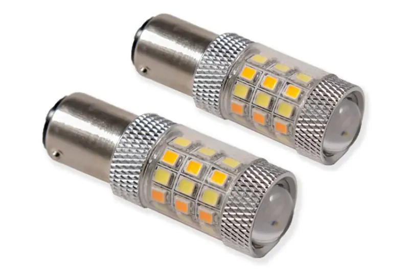 Diode Dynamics 1157 LED Bulb HP24 Dual-Color LED - Cool - White (Pair) (DIODD0012P)