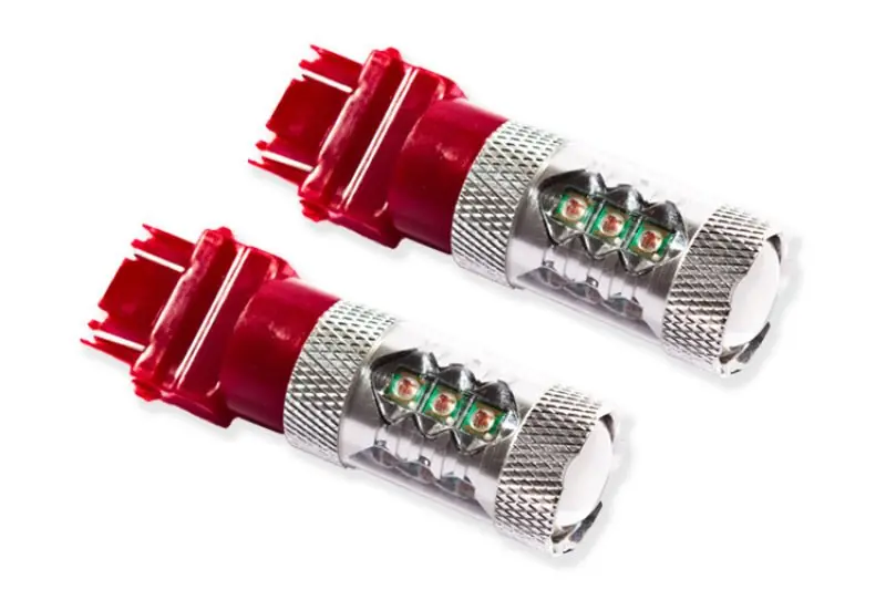 Diode Dynamics 3157 LED Bulb XP80 LED - Red (Pair) (DIODD0059P)