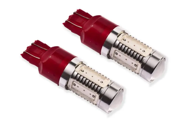 Diode Dynamics 7443 LED Bulb HP11 LED - Red (Pair) (DIODD0108P)