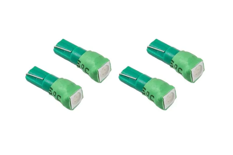 Diode Dynamics 74 SMD1 LED - Green Set of 4 (DIODD0120Q)