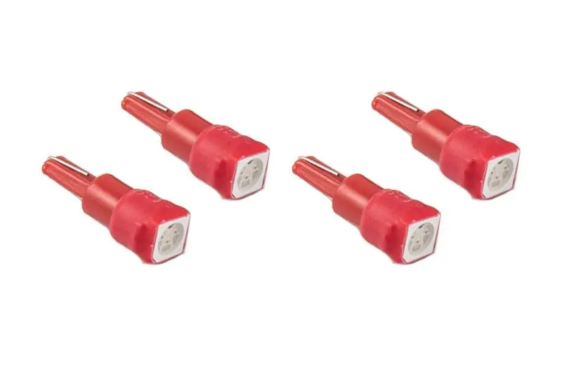 Diode Dynamics 74 SMD1 LED - Red Set of 4 (DIODD0122Q)