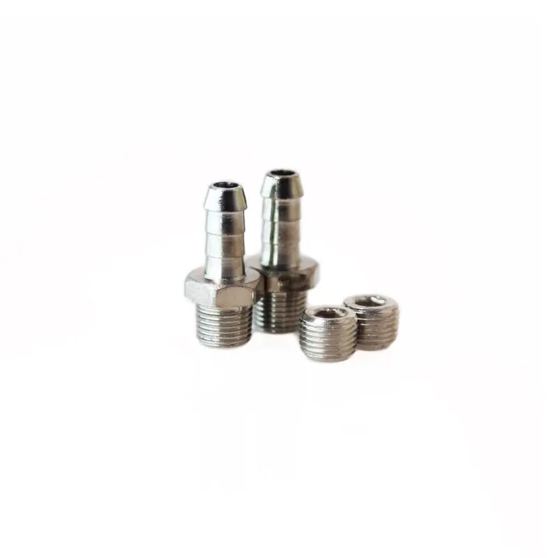 Turbosmart WG50/60 1/8NPT - 6MM Hose Tail Fitting Kit w/ Plug (TURTS-0502-3009)