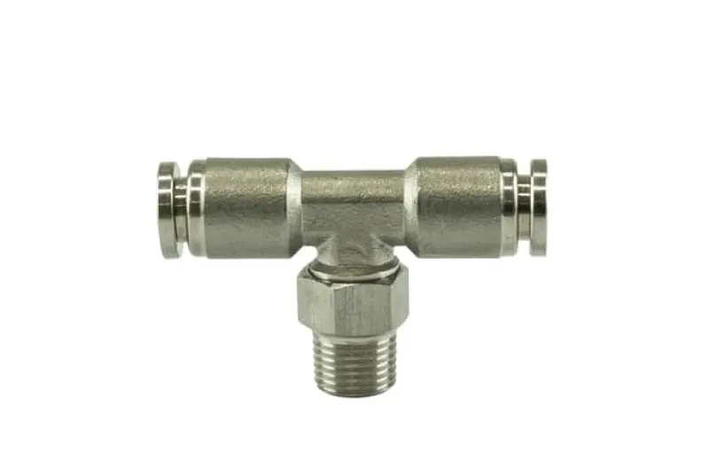 Turbosmart 1/8 NPT to TEE 1/4 Pushloc Stainless Steel (TURTS-0550-3055)