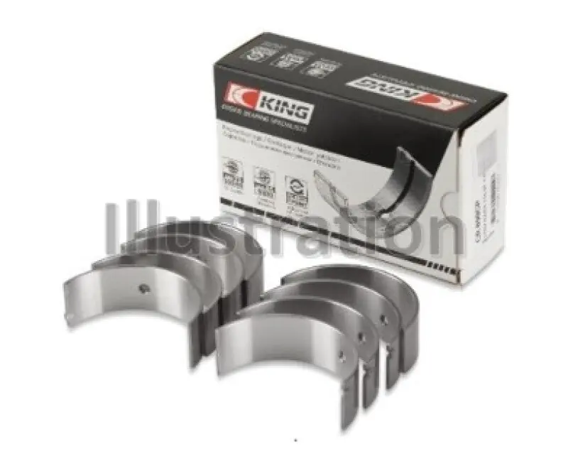 King Engine Bearings Mazda Mzr 2.3L 16V/Ford Duratec 2.3L 16V (Size +0.50mm) Conrod Bearing Set (KINGCR4507SI0.5)