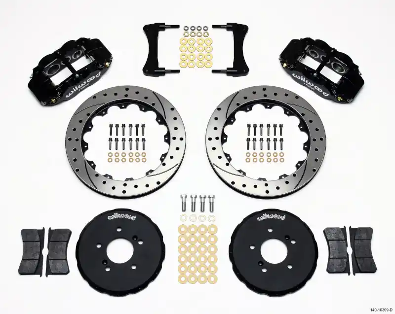 Wilwood Narrow Superlite 6R Front Hat Kit 12.88in Drilled Honda S2000 (WIL140-10309-D)