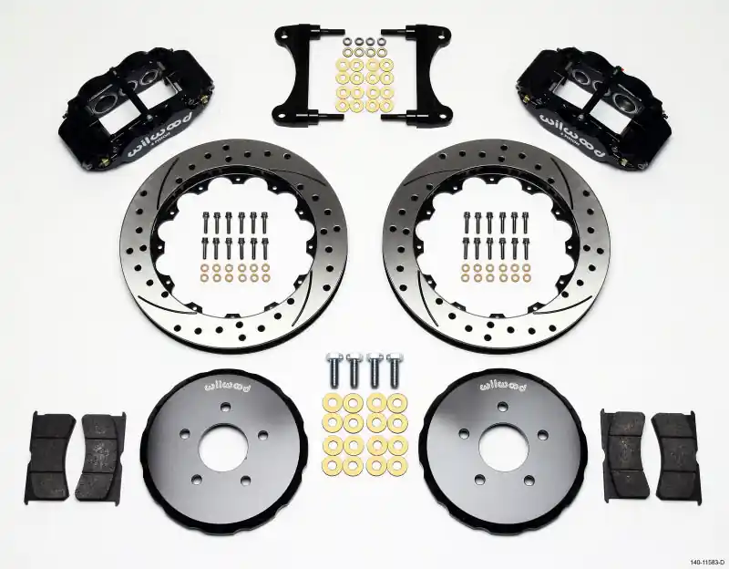 Wilwood Narrow Superlite 6R Front Hat Kit 13.06in Drilled Nissan 370Z/Fiti G37 (WIL140-11583-D)