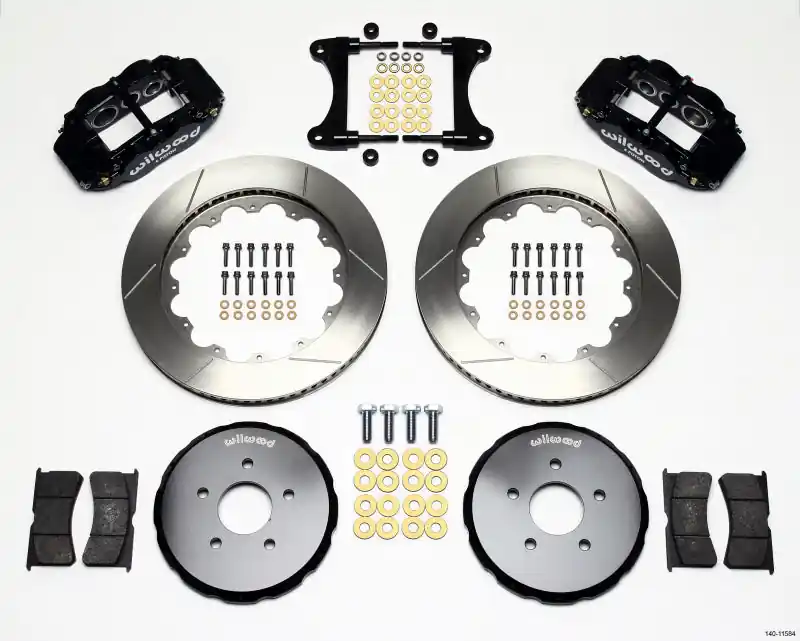 Wilwood Narrow Superlite 6R Front Hat Kit 14.00in Nissan 370Z/Fiti G37 (WIL140-11584)