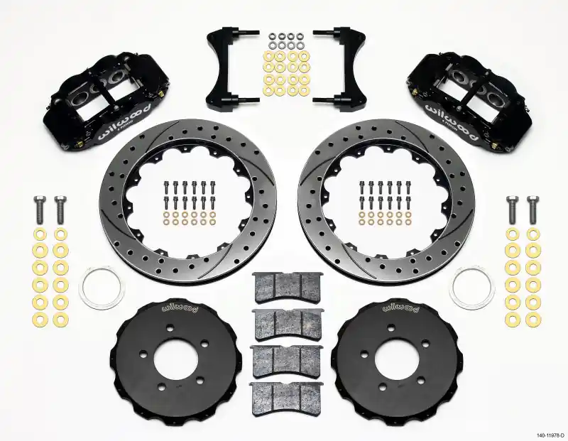 Wilwood Narrow Superlite 6R Front Hat Kit 12.88in Drilled 2006-Up Civic / CRZ (WIL140-11978-D)