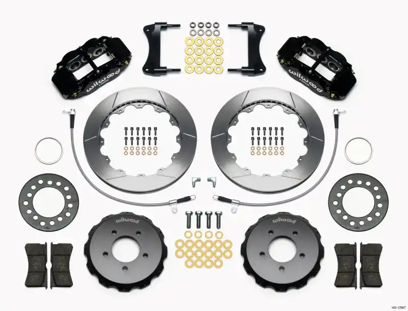 Wilwood Narrow Superlite 6R Front Hat Kit 12.88in 2005-Up Mazda Miata w/ Lines (WIL140-12907)