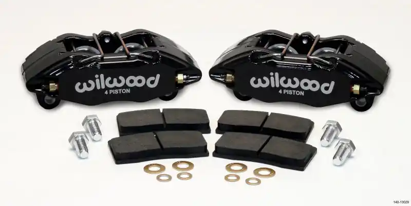 Wilwood DPHA Front Caliper & Pad Kit Black Honda / Acura w/ 262mm OE Rotor (WIL140-13029)