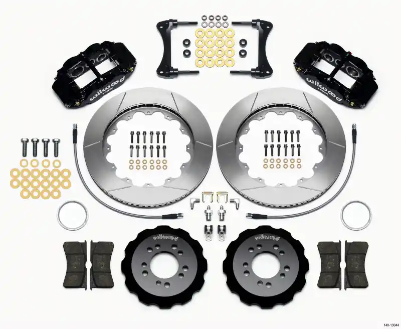 Wilwood Narrow Superlite 6R Front Hat Kit 14.00in 2008-up Hyundai Genesis Coupe w/Lines (WIL140-13044)