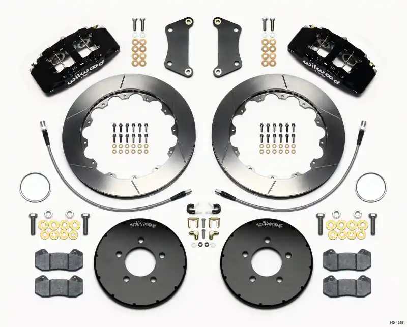 Wilwood Dynapro 6 Front Hat Kit 12.88in 2005-Up Mazda 3 w/ Lines (WIL140-13581)