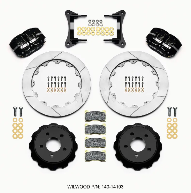 Wilwood Dynapro Radial Front Drag Kit 12.88 Vented 2015-Up Mustang (WIL140-14103)