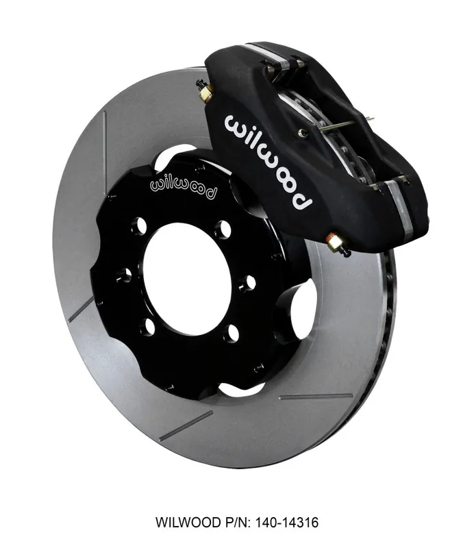 Wilwood Forged Dynalite ST Front Hat Kit 11.00in GT Rotor Road Race 95-05 Miata (WIL140-14316)