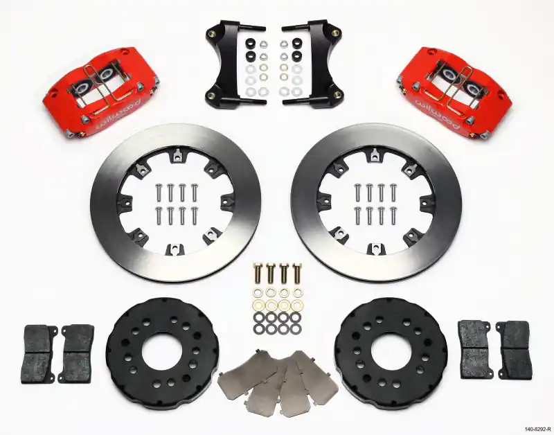 Wilwood Dynapro Radial Front Kit 12.19in Red 95-99 Mitsubishi Eclipse (*Line Kit Needed*) (WIL140-8292-R)
