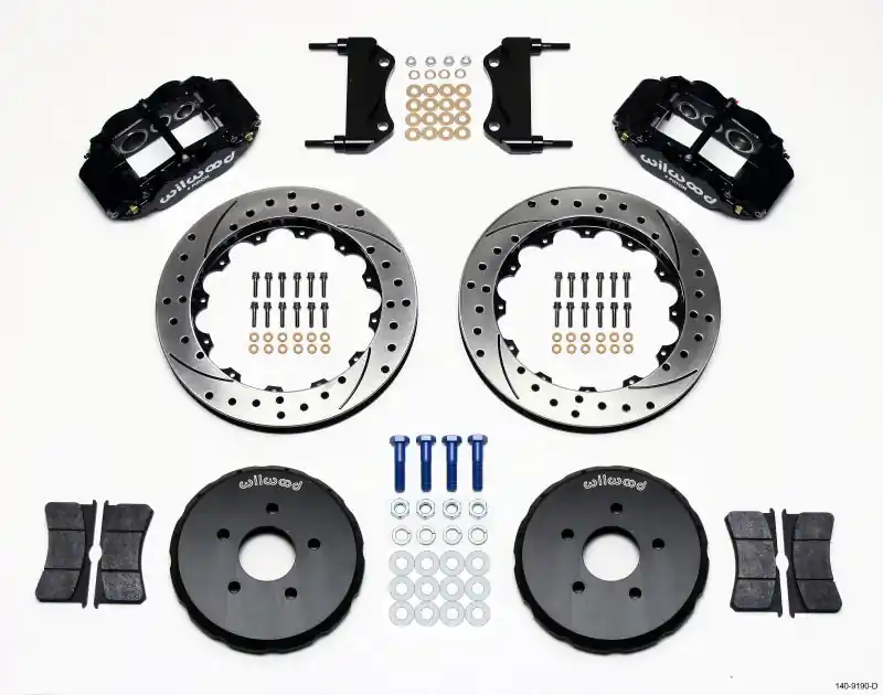Wilwood Narrow Superlite 6R Front Hat Kit 13.06in Drilled Nissan 350Z/Fiti G35 (WIL140-9190-D)